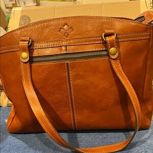 Patricia Nash Poppy Leather Tote Bag